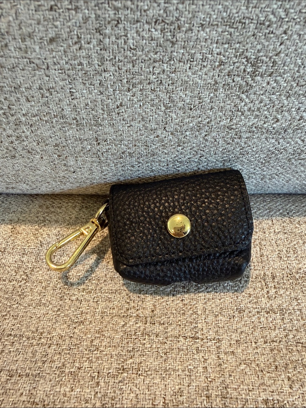 Bandolier Air Pod Case-Black/Gold-Used-2”x2”